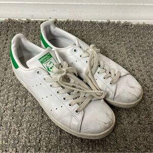 👟 ADIDAS Stan Smith white leather sneakers shoes women’s 8 👟